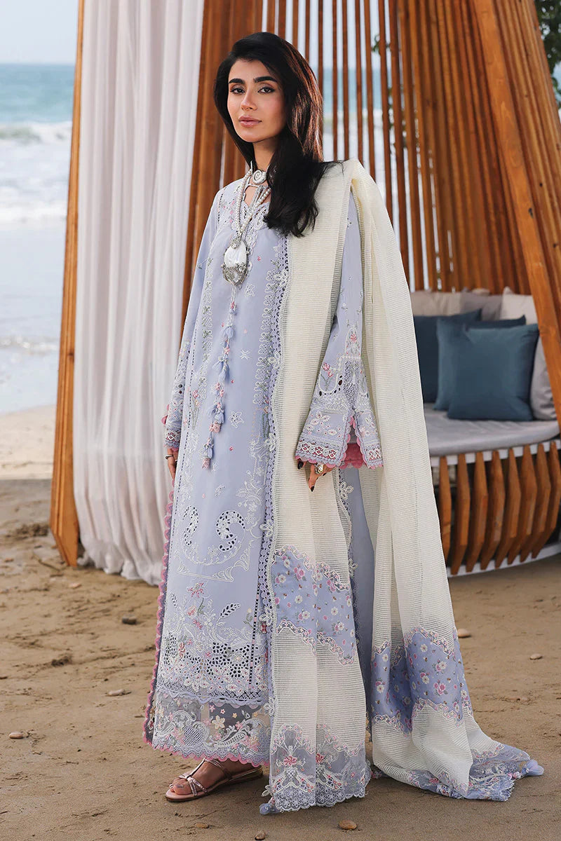 03-Piece Lawn Suit With Chikankari Embroidery - Ready To Wear