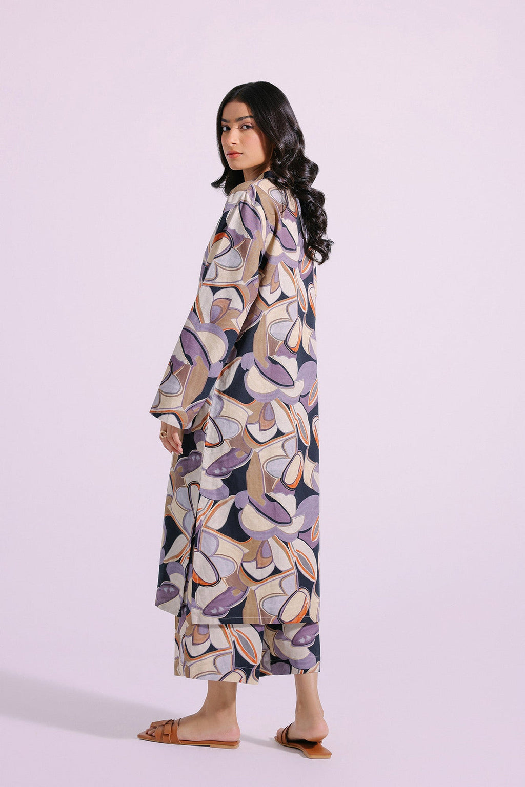 2 Piece Stitched Cotton Printed Cotton Suit - Ready To Wear