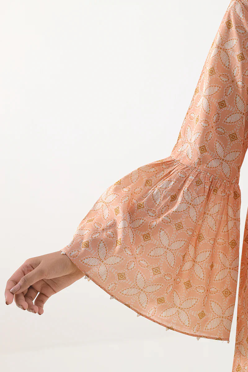 2 Piece Stitched Lawn Suit - Ready To Wear