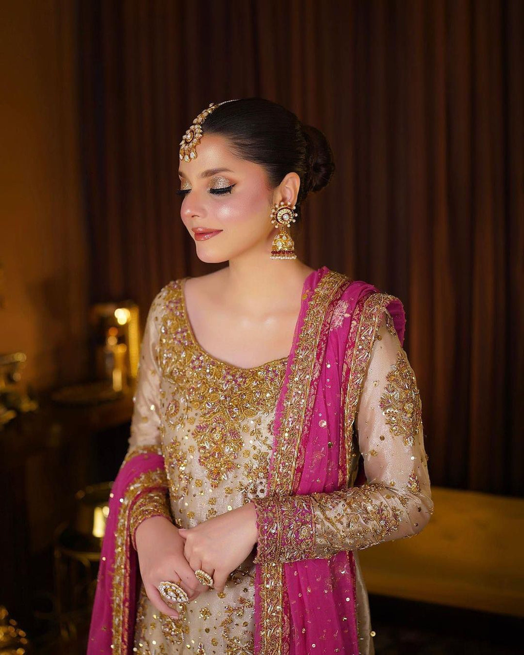 3 Piece Stitched Bridal Suit - Ready To Wear