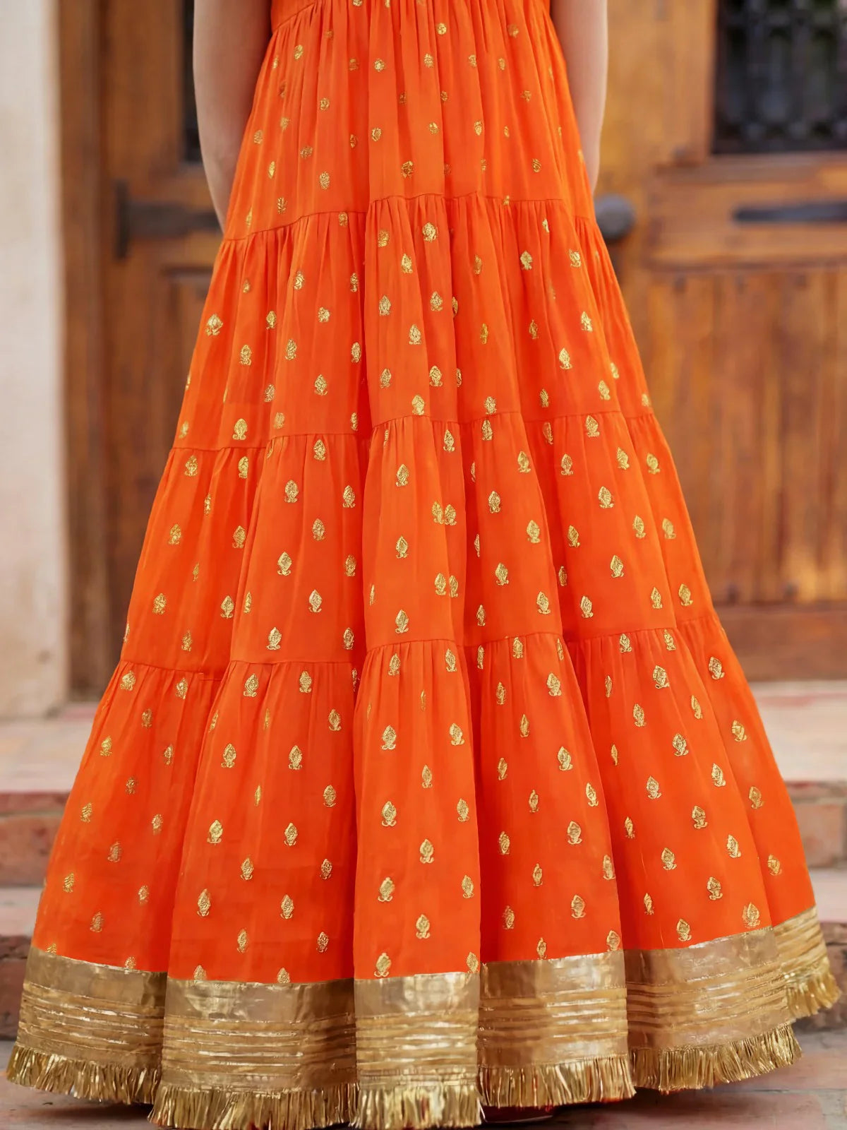 ZOEY - ORANGE FROCK