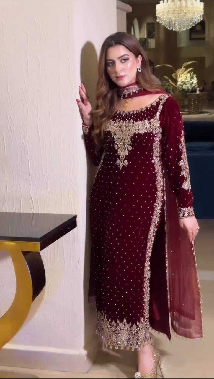 Velvet Embroidered Ready To Wear
